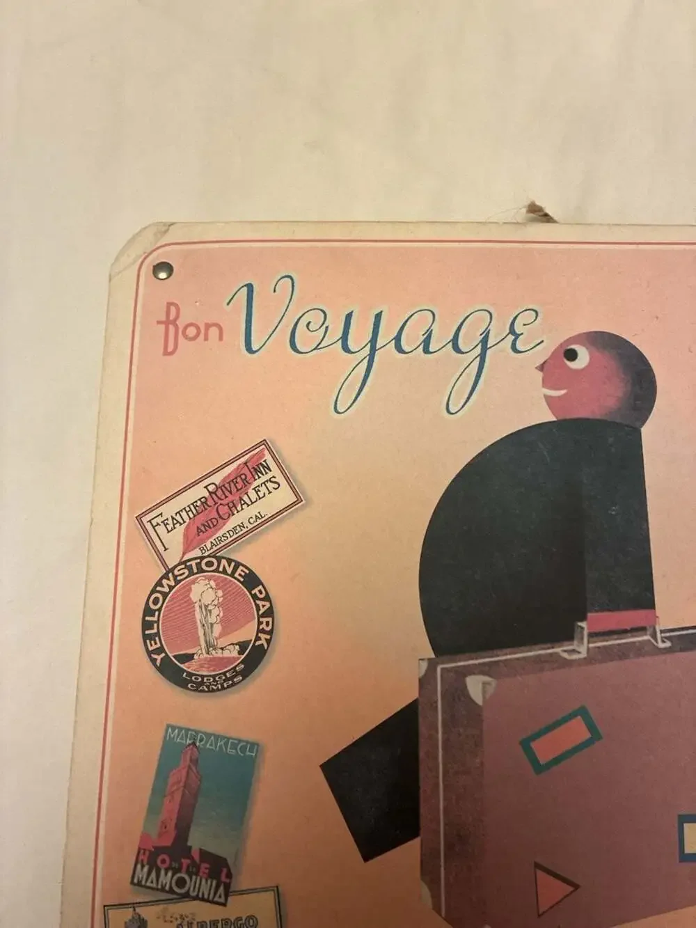 VTG Cavallini & Co. Bon Voyage Perpetual Wall Calendar